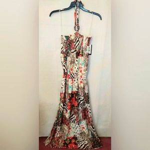 Beautiful, sheer floral maxi dress